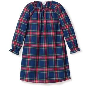 Petite Plume Girl's Brushed Twill Delphine Nightgown in Windsor Tartan